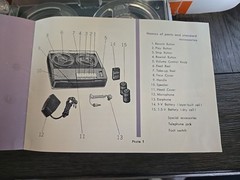VTG Hamilton Model 900 Transistor Remote Controlled Tape Recorder Reel To Reel