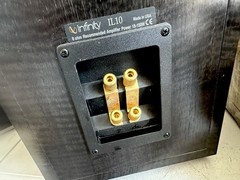 Imfinity IL10 Speaker Pair. Beautiful Black Grain Wood. USA. Pick Up Only!