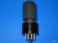 Vintage USA Hytron 6v6GT Vacuum Tube Grey Glass, Tests EXCELLENT 3600 mho, 130%