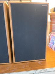 Vintage American Acoustics D4550E 3-Way Wood Floor Speakers 10” Woofer 156 Watts