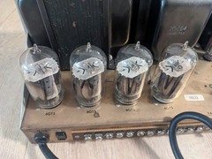 Pair (2) GROMMES-Precision Electronics G-101A Mono Tube Amplifiers 100W – Work