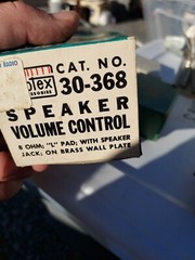 Vintage new old stock AudioTex Hi Fi Speaker Control Cat # 30-368 8 ohm , L Pad