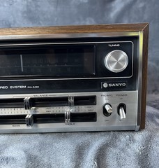 Vintage Sanyo DXL5490 4 Channel Stereo System AM/FM 8 Track Receiver TESTED