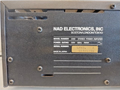 Vintage NAD 2200 Power Envelope Stereo Amplifier 1980s 100W Repair Restoration
