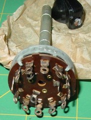 2 Vintage Tube Radio TV Technicians Mallory Volume Control Rotary Switches Lot