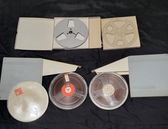 Lot of 16 Vintage Used 7″ Reel to Reel Tapes Sony Scotch Basf etc. #216