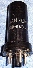 1 NOS Ken-Rad JAN 5Z4 VT-74 Vacuum Tube 1943 Rectifier for Radio Power Supplies