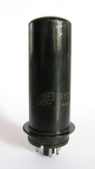1940s Sylvania ‘Leaf’ 6L6 metal Power Amp Tube-Hickok 539B tests@ 5900, min:3300