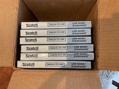SCOTCH 212 Lot Of 6 NEW SEALED 1/4” Reel Sound Recording Tapes 90 Minute 7” Reel