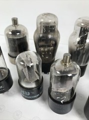9 Vintage Tube Lot Zenith Has Tung-Sol Electronic NU Silvania GM USA 6146B