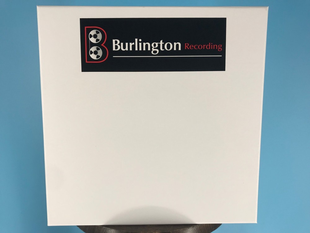 Burlington Recording 1/2″ x 3600′ PRO Reel To Reel Tape 10.5″ Hub/ Pancake 1 Mil