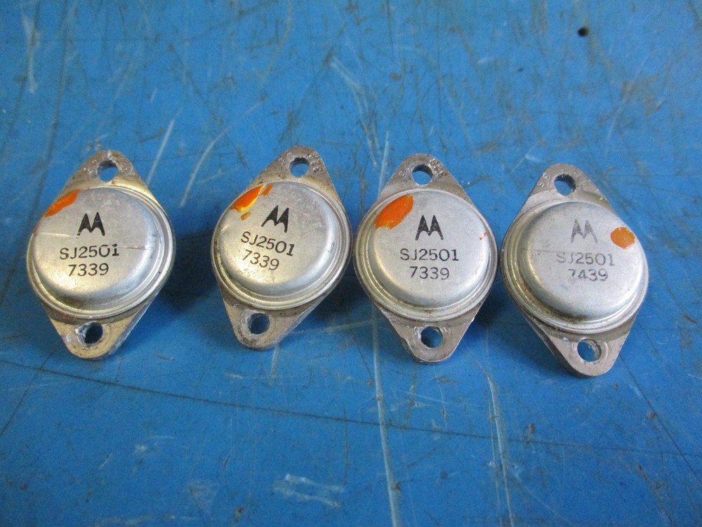 Motorola SJ2501 Lot of Four Transistors