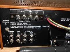 SAMSUNG FM AM STEREO RECEIVER SS-3390 AMP! SERVICED & WORKS GREAT! VERY NICE!!!!
