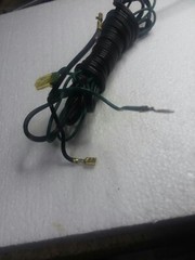 BIC 940 TURNTABLE – POWER CORD -with ground wire complete ORIGINAL –