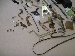 Vtg Dual 1249 Turntable Original Big Internal Parts Lot