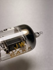 MATCHED PAIR Western Electric JW 6AK5 403A Audio Vacuum Tubes TV-7 TESTED