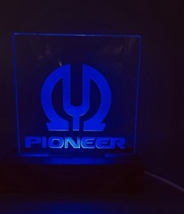 Pioneer SPEC-4 Stereo Power Amplifier Vintage LED Sign