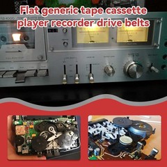 Recorder Rubber Belts – Cassette Recorder Repair Maintenance Mix Flat Cassett…
