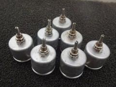 Vintage Ohmite Variable Resistor 2500 Ohm RP071SB252KK (lot of 7 pcs)