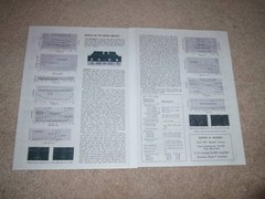 McIntosh MA 5100 Amplifier Review, 2 pgs, 1966, Specs