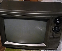 Sears Roebuck Vintage CRT Television 413-1597R AC120V 60Hz 85W Made in Malaysia