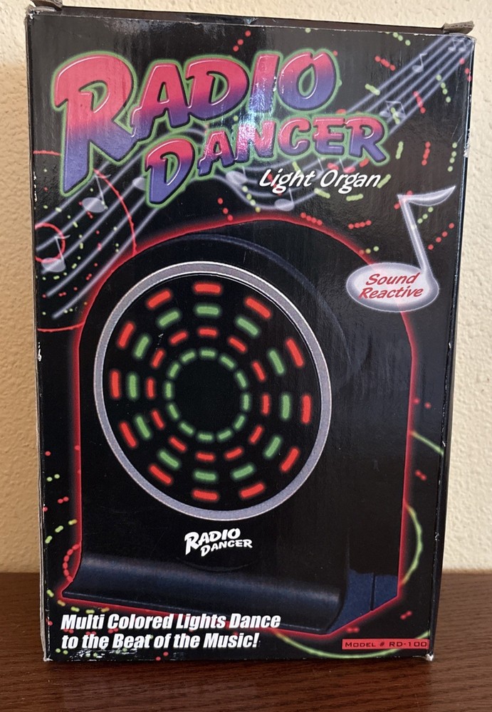 Vintage Radio Dancer Light Organ Sound Reactive Model RD-100 w Box