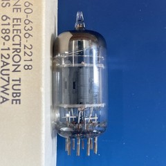 True NOS Gold 3-Mica SYLVANIA 6189/12au7 Tubes Maxi PreAmp 2 Tested M0371