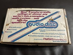 Vintage Audio Disc Sonic Omni Directional Speakers Original Box