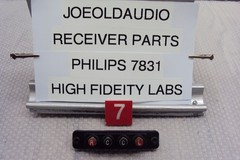 Philips 7831 Receiver Speaker Terminal Output Panel With Mounting Screws Tested