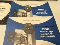 Bell & Howell Projector Instruction Manual How to Use Lot Vtg Lot A