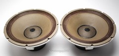 Pair of Altec 417-8H 12″ Speakers Rebuilt to Clone 414-8 — KT