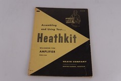 Heathkit W-5M Amplifier Assembly and Use Manual==Original!