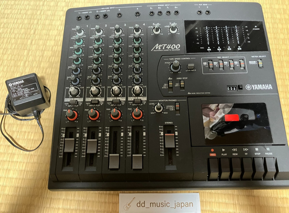 YAMAHA MT400 4-Track Analog Cassette Recorder Warm Sound Tested Japan
