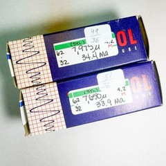 Tung-Sol 7591 Made in USA by Sylvania Matched Pair NOS Tubes Boxes Tested TV-7