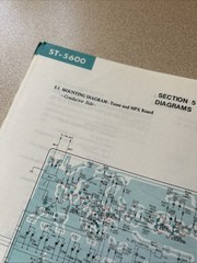 SONY ST-5600 STEREO TUNER SERVICE MANUAL WITH SCHEMATICS ORIGINAL D1355