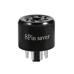 Amptata 8Pin Octal Socket Saver EL34 KT88 6SN7 6L6 6CA7 5U4G 5Z3 274B 6F8G Black