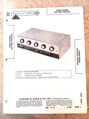 KNIGHT KN-700A STEREO Amplifier – Schematic & Data  – SAMS PHOTOFACTS 463-5
