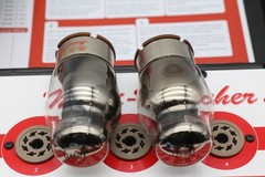 CBS Hi-Fi Matched 6550 Power Tubes – Original CBS Boxes Triple getter match code