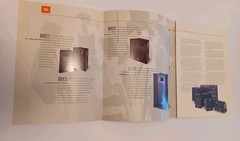 JBL MR Series Loudspeakers Brochure Fold Out Sales Vintage 1993
