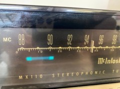 McIntosh MX110 Tube Stereo Am/Fm Tuner Amp Preamplifier ~ S/N 547z5 ~ Powers On