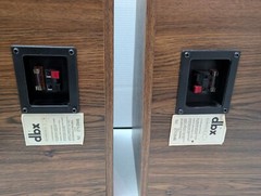 Pair Of Vintage DBX Soundfield II Speakers Right & Left Works
