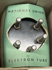 NU National Union Electron TUBES in original Box 84/6Z4 1E5GP