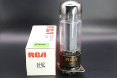 Mullard 6CA7 EL34 FX2 Tested TV-7D, Maxi-matcher 2- Amp Tested RCA original Box
