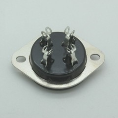 2Pcs 4Pin Bakelite Vacuum Tubes Sockets Valve Base For 811 300B 2A3 872B Tubes