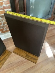 Vintage Bertagni SM-250 Speakers MCM 1960s Electroacoustic System Walnut 28×19