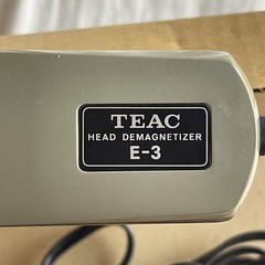 TEAC E-3 Head Demagnetizer 117V w Box And Manual