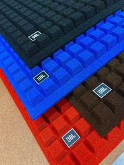 JBL L-100 CENTURY FOAM SPEAKER GRILLE INSERTS (ROYAL BLUE) QUADREX STYLE NEW