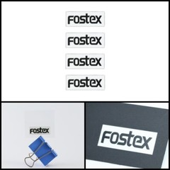 Fostex logo badge Sticker Decal DIY waterproof 33mm(1.3″)X12.5mm(0.49″)