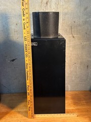 Tested Ohm Walsh 2XO Omnidirectional Floor Standing Stereo Speakers Pair Black