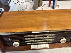 Norelco (Philips) B5X43A/54 Bi-Ampli tube radio, manufactured in Holland